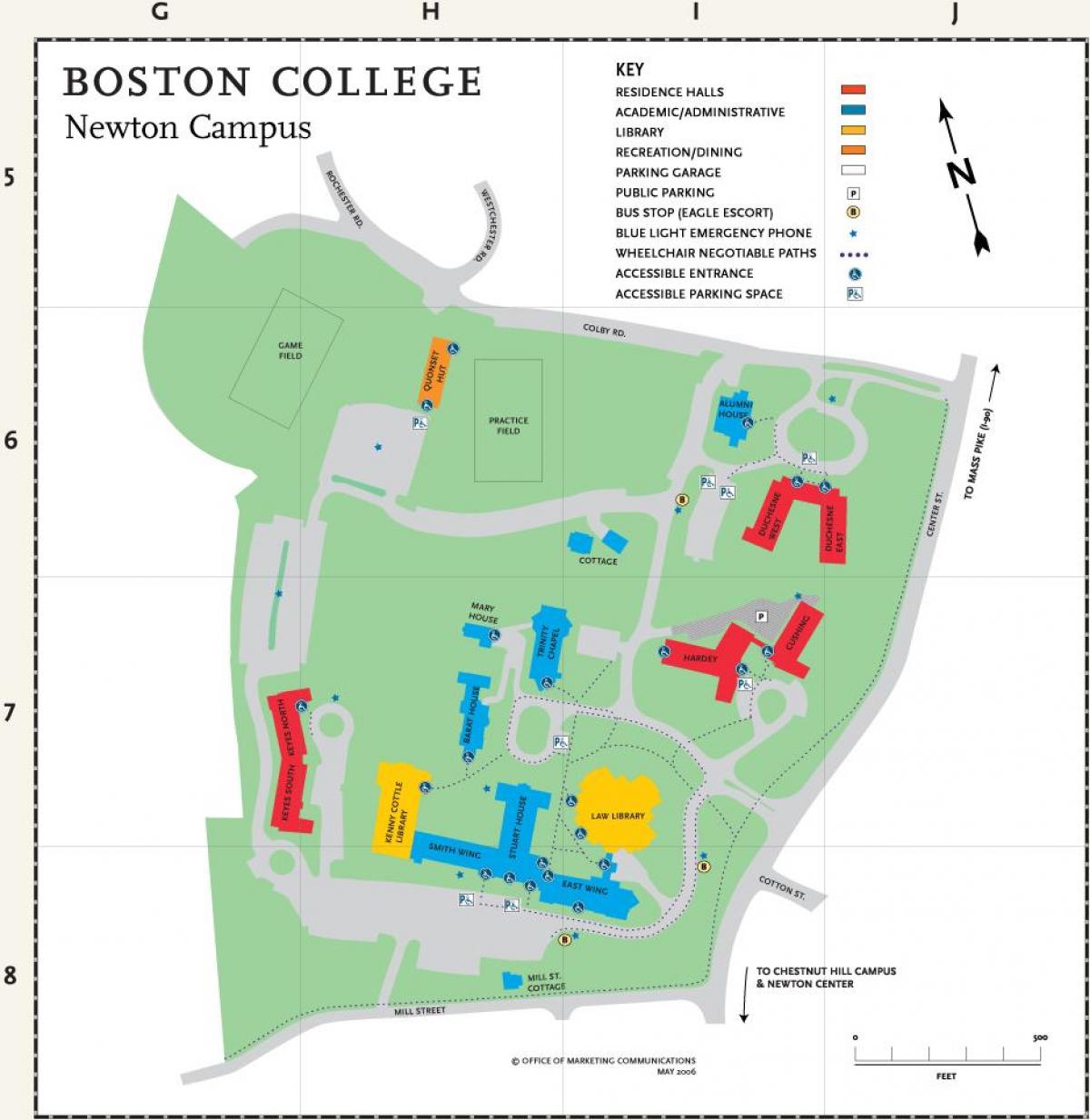 harta Boston college