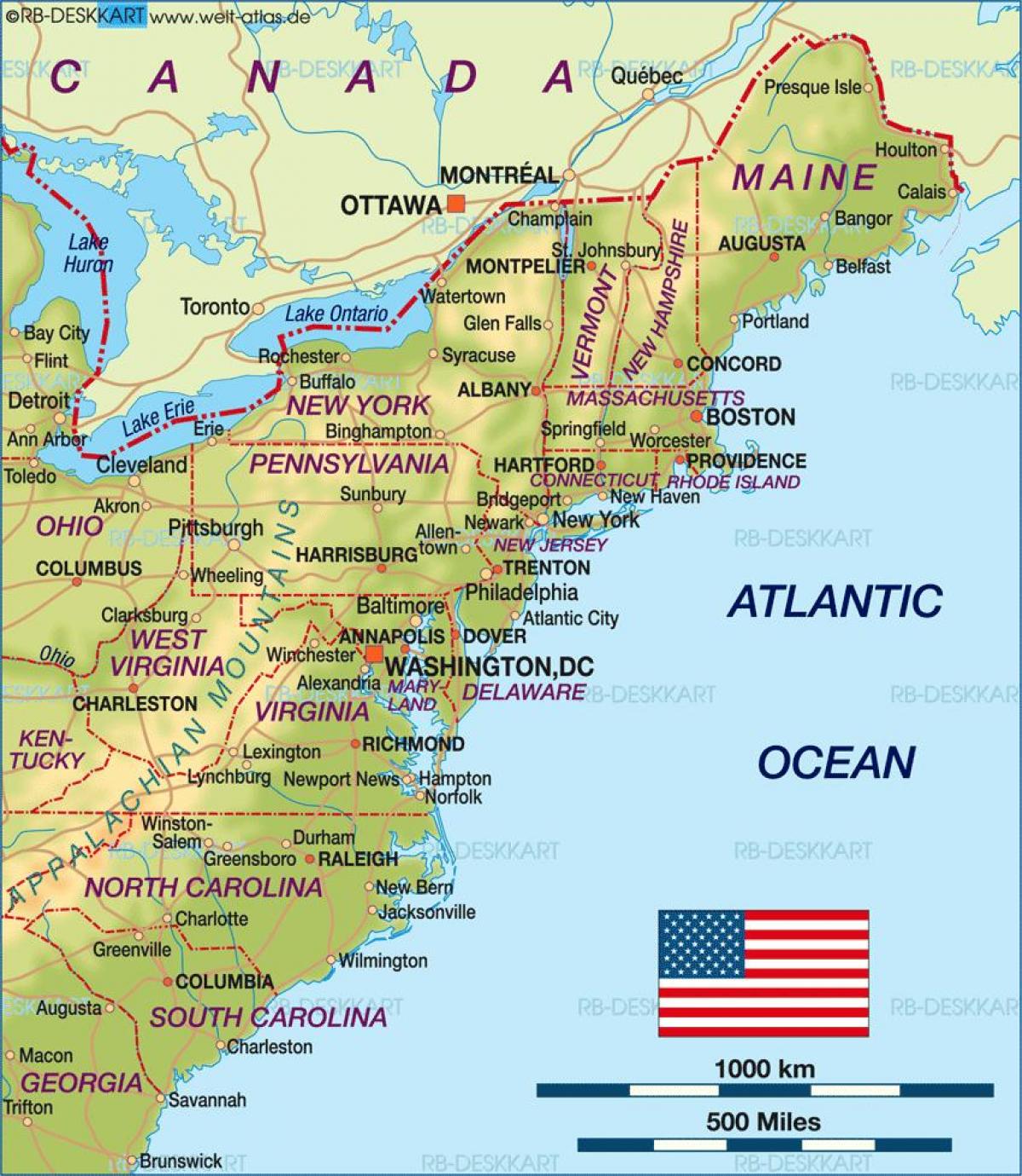Boston pe noi harta
