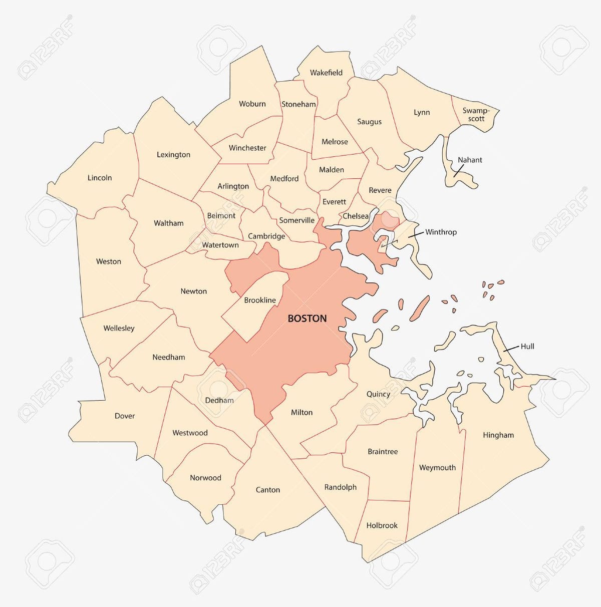 harta Boston