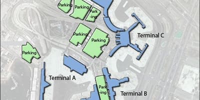 Harta Boston Logan airport