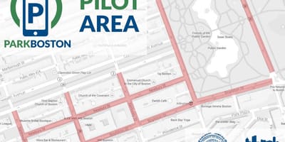 Boston metru de parcare hartă