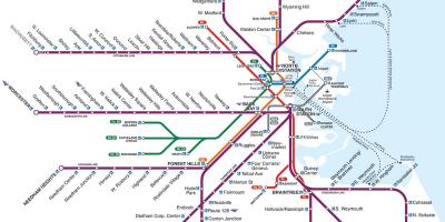 Boston gara hartă