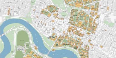 Harvard university campus hartă