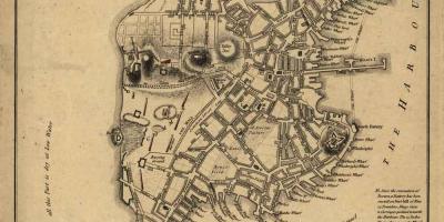 Harta istorică Boston