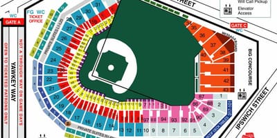 Fenway scaun hartă